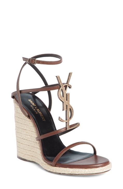 ysl espadrilles wedges|saint laurent espadrilles.